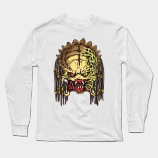 Wolf predator caricature Long Sleeve T-Shirt